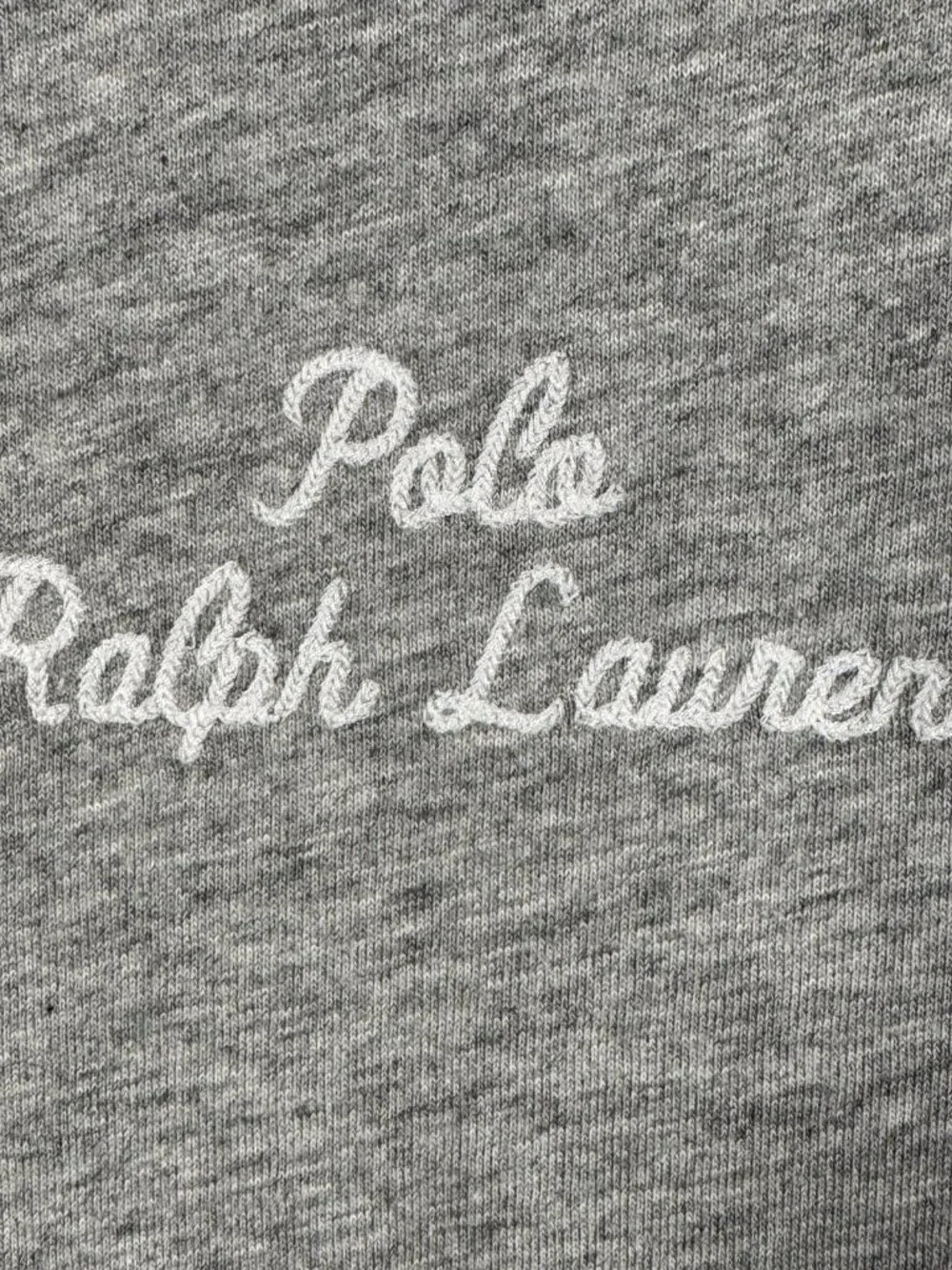 Polo Ralph Lauren T Shirt Mens L Gray Script Logo Embroidered Classic Fit $55